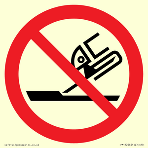 Prohibition: Do not use for face grinding